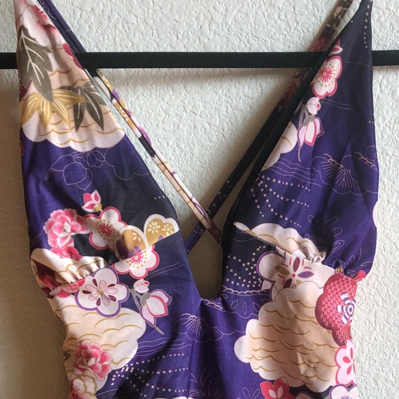 NWT Zara Floral Print Swimwear (Sold out!) - Picture 4 of 7
